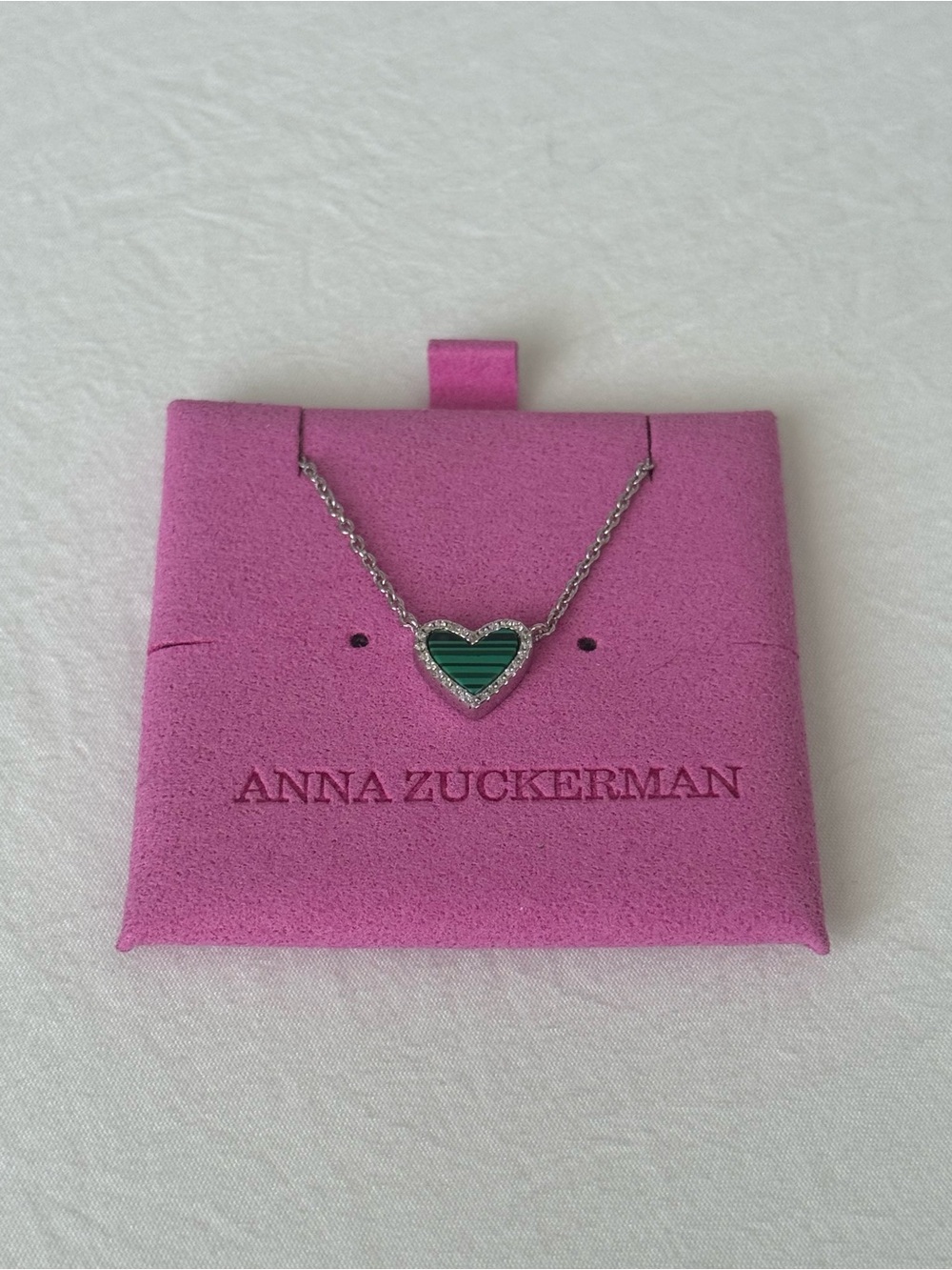 Anna Zuckerman Petite Gem Inlay Necklace